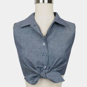 Trashy Diva Dollie Tie Front Shirt NWT sz 22 24